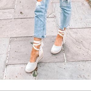 UO Poppy Espadrille, ivory